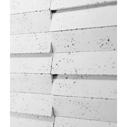 Zdjęcie 22,6x5x2 cm VT - CEGŁA ITALIC (B0 biały złamany) - dekoracyjny beton architektoniczny