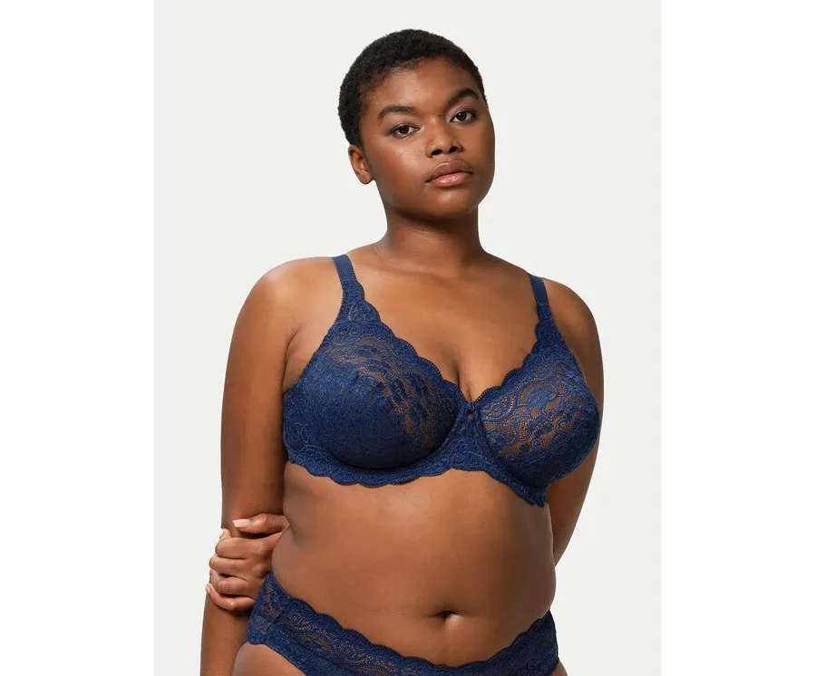 obrazek 1 Triumph Biustonosz z fiszbiną Amourette 300 10166797 Granatowy