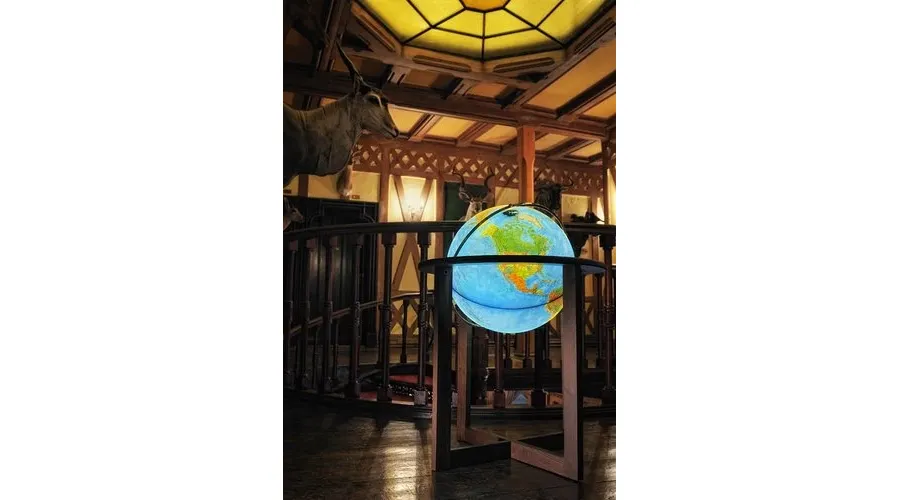 picture 4 Nova Rico Cross Blue 50 cm Illuminated Floor Standing Globe
