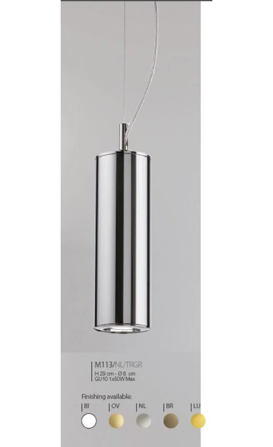 obrazek 1 Stylowa lampa sufitowa o nowoczesnym wzornictwie – Il Paralume Marina