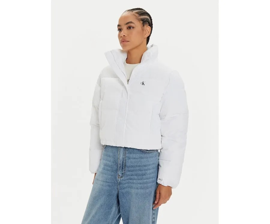 obrazek 1 Calvin Klein Jeans Kurtka zimowa J20J224615 Biały Regular Fit