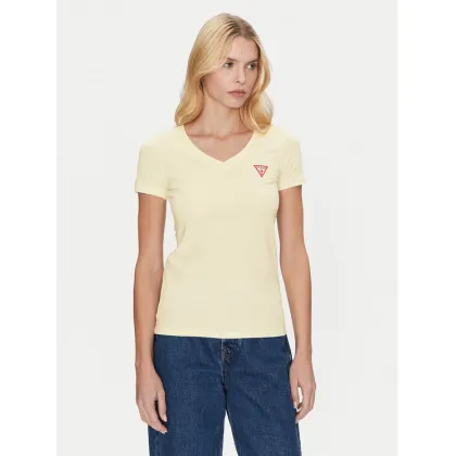 Zdjęcie Guess T-Shirt W2YI45 J1314 Żółty Slim Fit