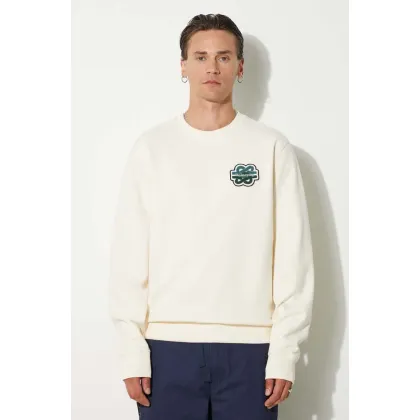 Zdjęcie Filling Pieces bluza bawełniana Gowtu męska kolor beżowy z aplikacją 74533929936