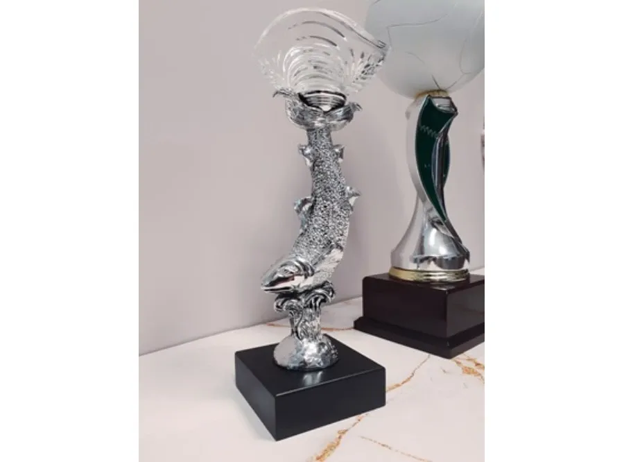 picture 1 Statuette with fish - Astra Argenti