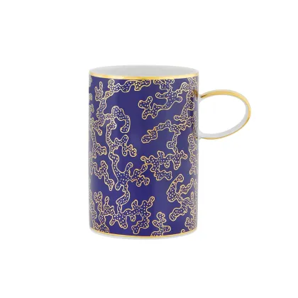 Picture Luxurious porcelain decorative Caillouté mug with original gold motif - Vista Alegre