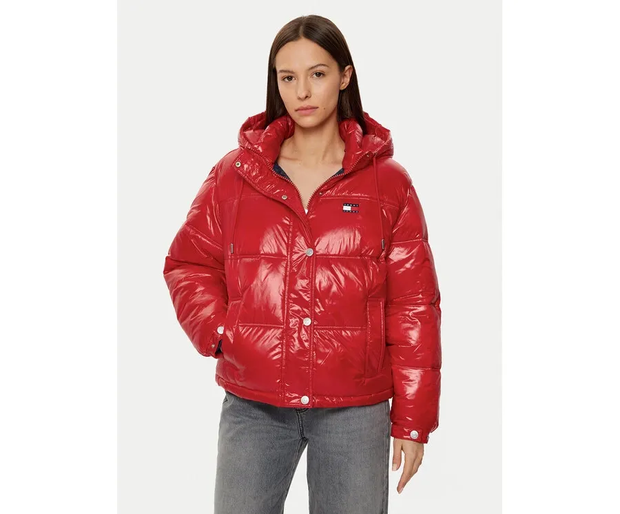 obrazek 1 Tommy Jeans Kurtka puchowa DW0DW20210 Czerwony Regular Fit