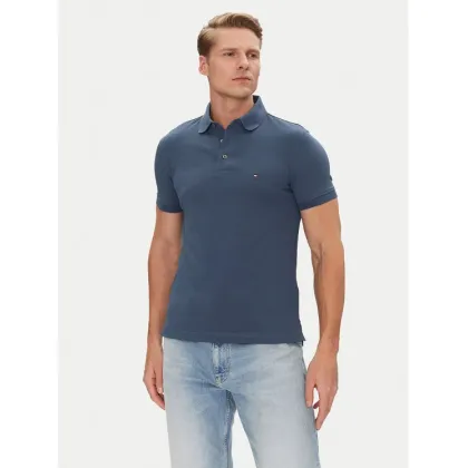 Zdjęcie Tommy Hilfiger Polo 1985 MW0MW17771 Niebieski Slim Fit