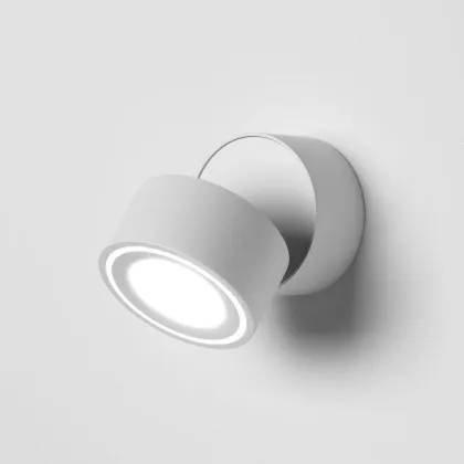 Zdjęcie Stylowy biały plafon LED do nowoczesnych wnętrz 1013LM, 15.3W, 3000K