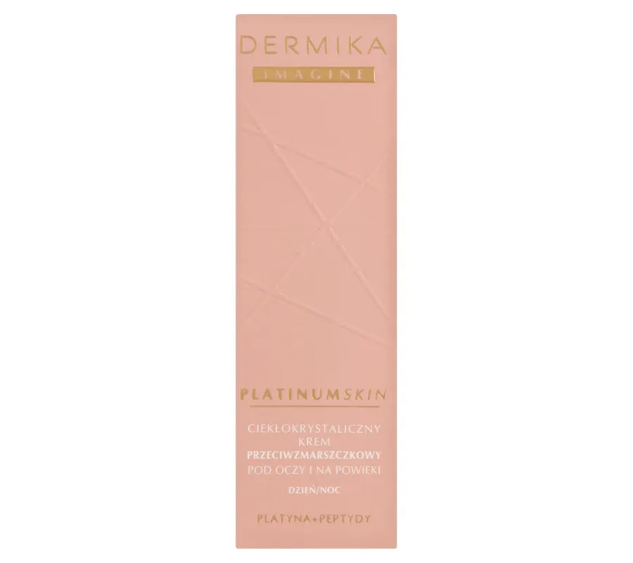 obrazek 1 Dermika Imagine Platinum Skin Ciekłokrystaliczny krem Przeciwzmarszczkowy pod oczy i na Powieki 15 ml