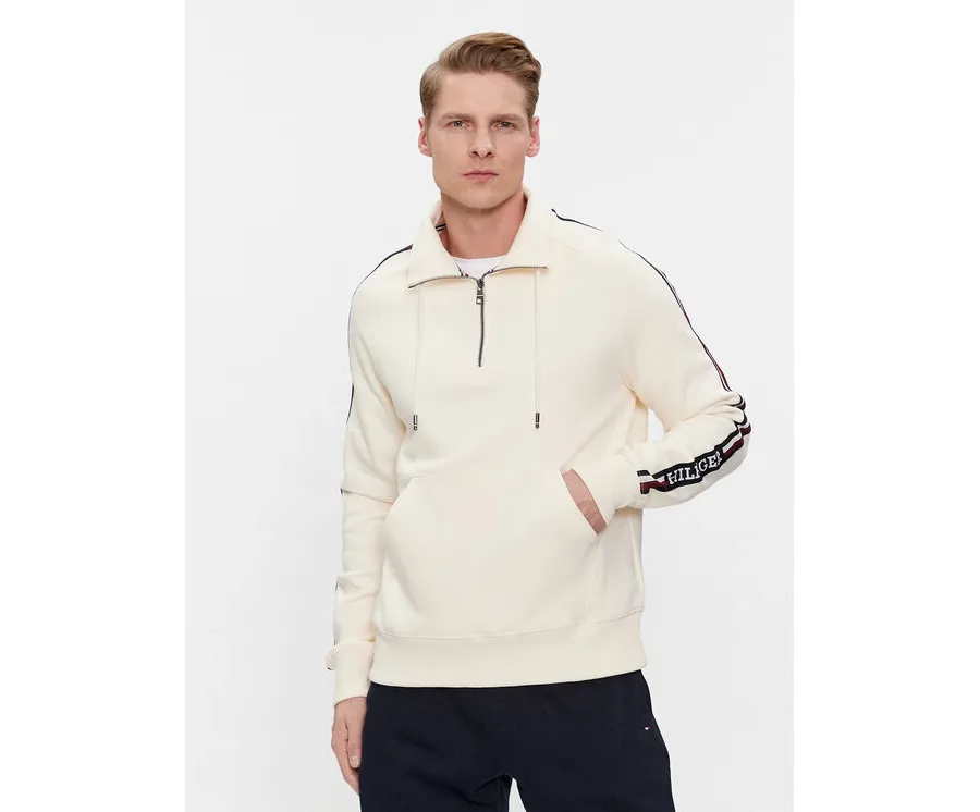 obrazek 1 Tommy Hilfiger Bluza Global Stripe MW0MW33661 Beżowy Regular Fit