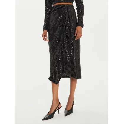 Zdjęcie ViCOLO Spódnica midi TS0404 Czarny Regular Fit