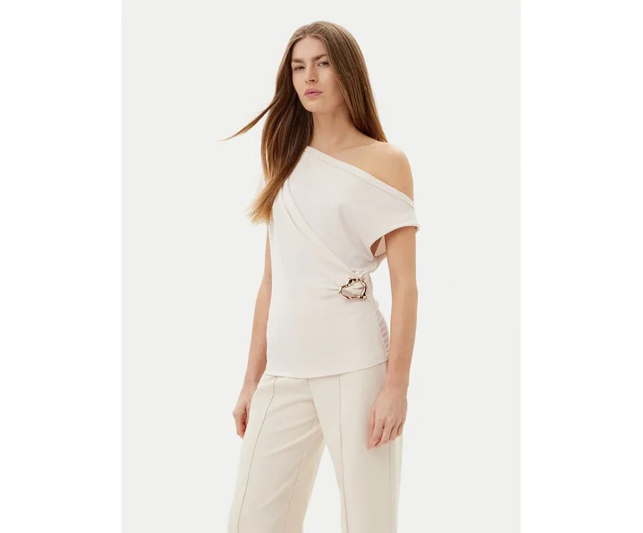 obrazek 1 Rinascimento Bluzka CFC0123483003 Beżowy Regular Fit