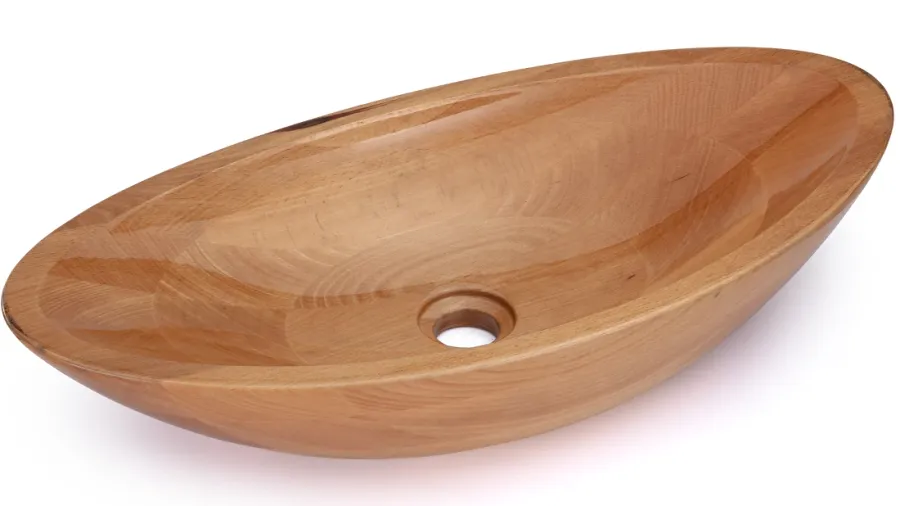 obrazek 1 Ekskluzywna umywalka 60 cm ORION, buk, lakier błyszczący, naturalny