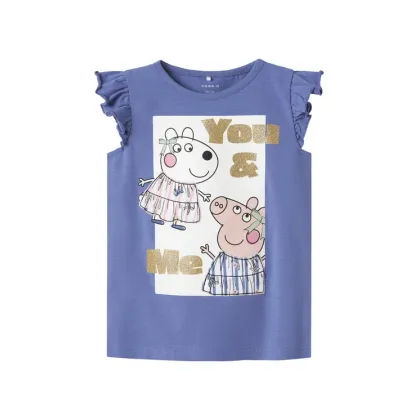 Zdjęcie NAME IT Top Peppa 13242959 Niebieski Regular Fit