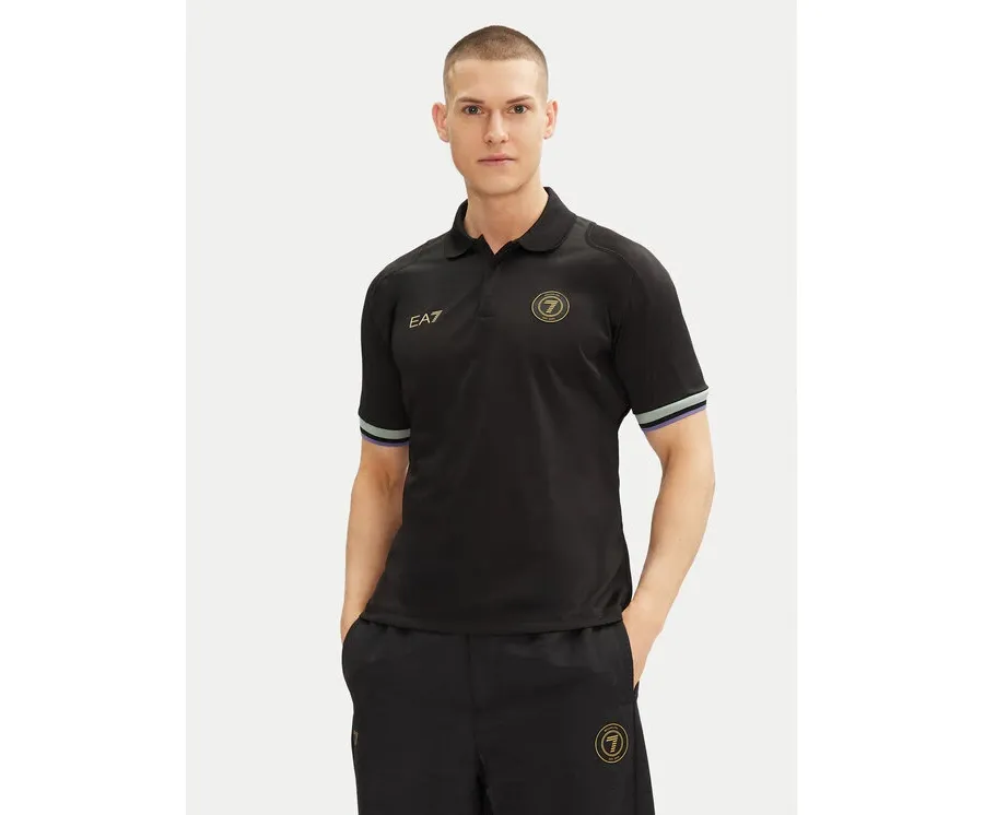 obrazek 1 EA7 Emporio Armani Polo 7M000257 AF13537 UC001 Czarny Regular Fit
