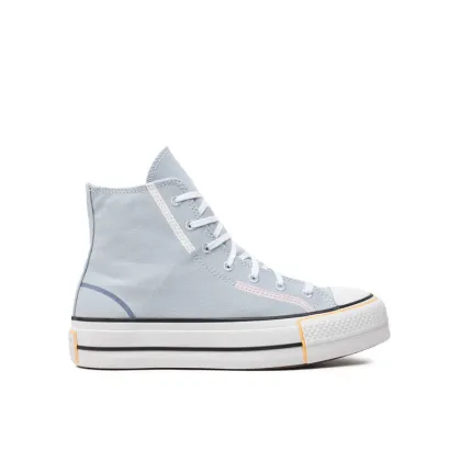 Zdjęcie Converse Trampki Chuck Taylor All Star Lift Platform Color Pop Hi A07596C Niebieski
