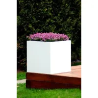 Zdjęcie Piękna kwadratowa donica Cube w 3 wariantach wymiarowych