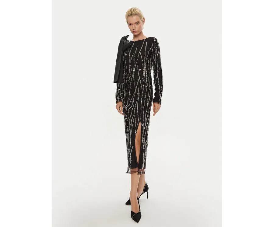 obrazek 1 Bruuns Bazaar Sukienka koktajlowa Keiras BBW4158 Czarny Regular Fit