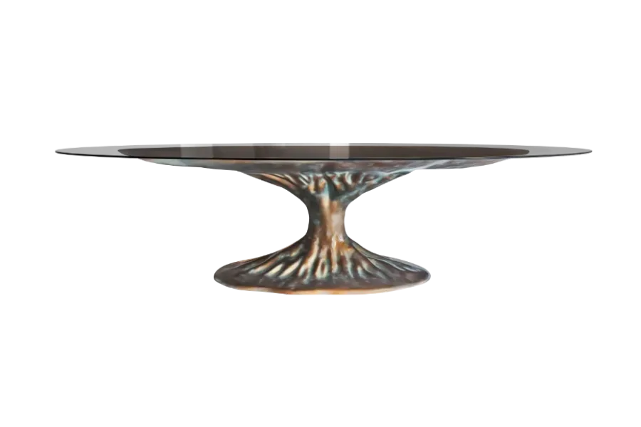 elegant table in a loft style