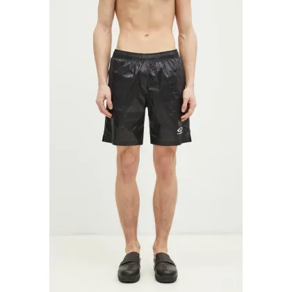 Zdjęcie VETEMENTS szorty kąpielowe Oval Logo kolor czarny MA66SW100B