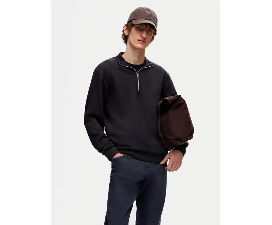 obrazek 1 Selected Homme Bluza 16094477 Czarny Regular Fit