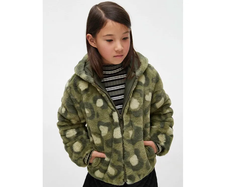 obrazek 1 Mayoral Futro 7.409 Zielony Regular Fit