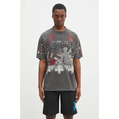 Zdjęcie Represent t-shirt Metallica Master Of Puppets SS męski kolor szary z nadrukiem MLM4354.20