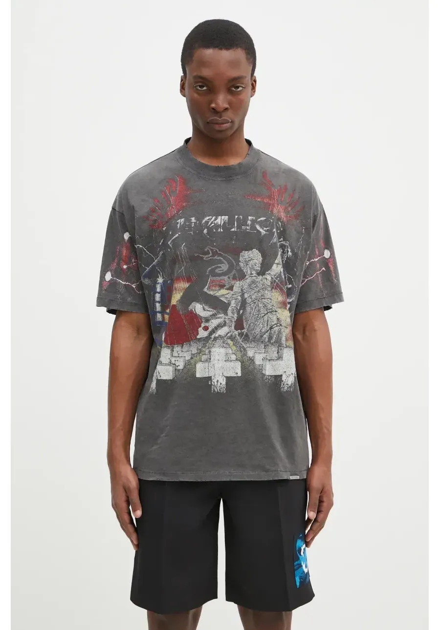 obrazek 1 Represent t-shirt Metallica Master Of Puppets SS męski kolor szary z nadrukiem MLM4354.20