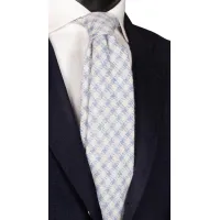 Picture Patterned woolen tie from Italy