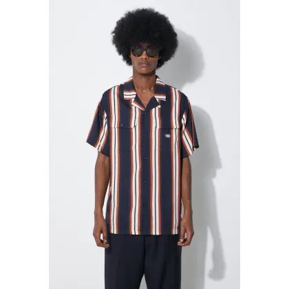 Zdjęcie Dickies koszula Forest męska kolor granatowy regular DK0A4YYS