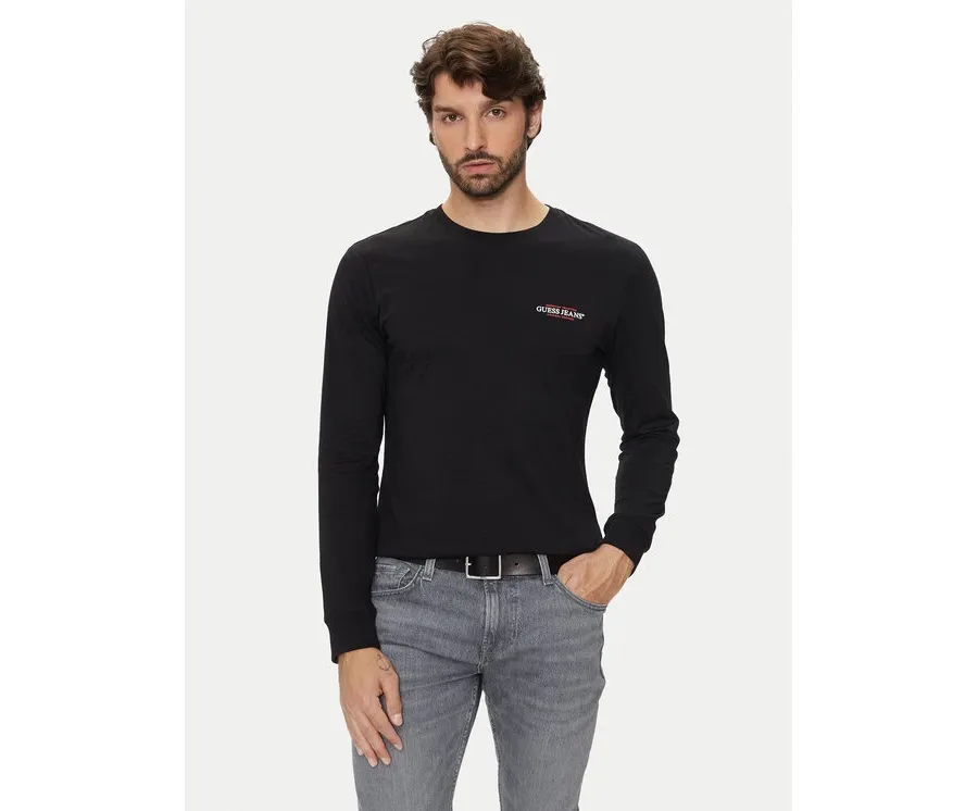obrazek 1 Guess Jeans T-Shirt 166061 Czarny Classic Fit