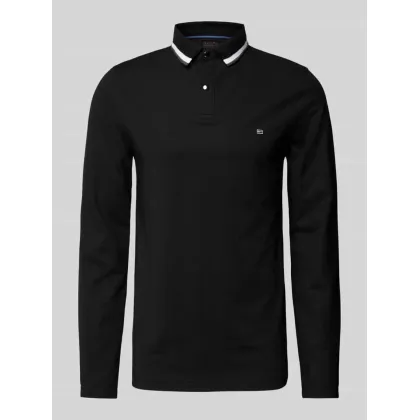 Zdjęcie Sweter z dzianiny z kołnierzykiem polo