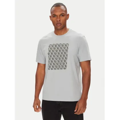 Zdjęcie Calvin Klein Jeans T-Shirt Macro Aop LV04RC841G Szary Regular Fit