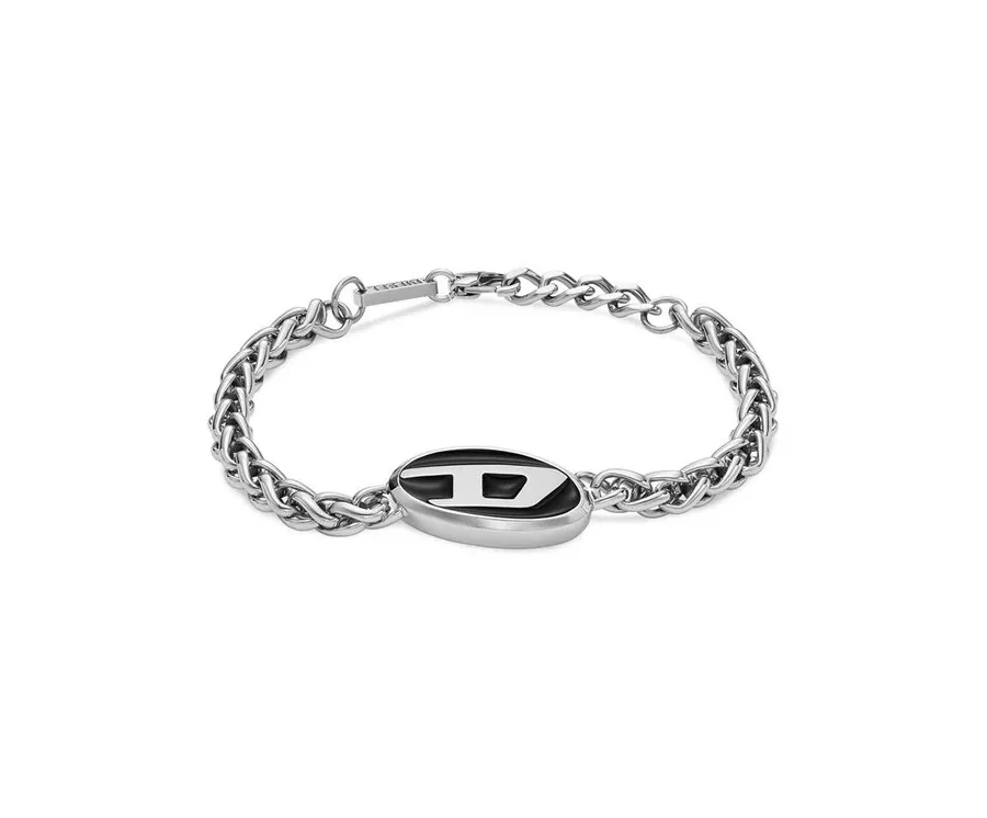 obrazek 1 Diesel Bransoletka Steel Font DX1469040 Srebrny
