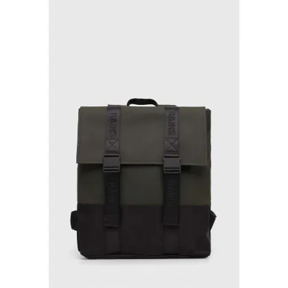Zdjęcie Rains plecak 14310 Backpacks kolor zielony duży gładki