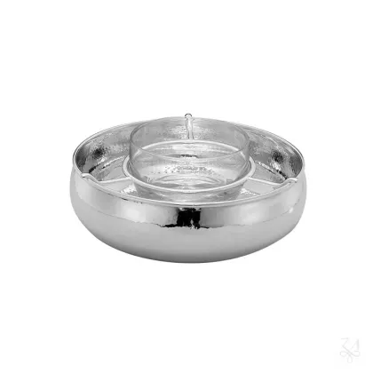Picture Luxurious silver-plated caviar dish - Zaramella Argenti