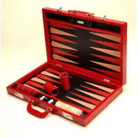 Zdjęcie Stylowy ręcznie wykonany zestaw do Backgammon