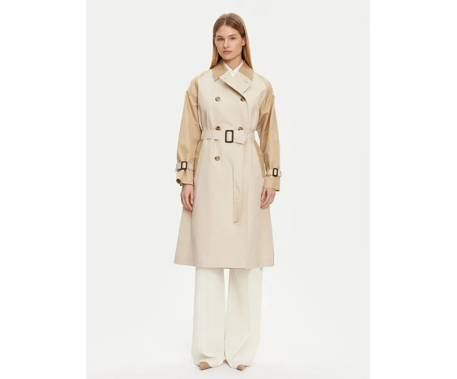 obrazek 1 Weekend Max Mara Trencz Canasta 2515021011 Beżowy Regular Fit