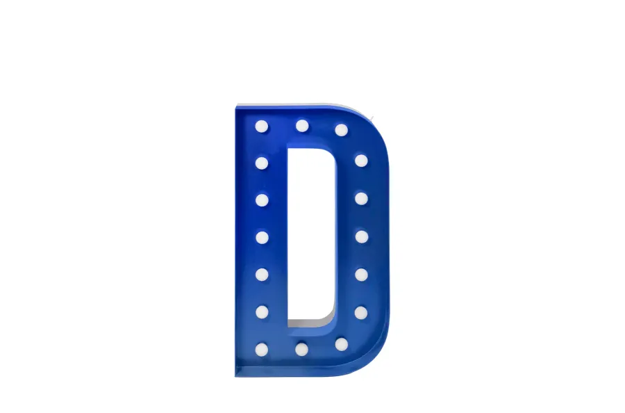 obrazek 5 Designerska świecąca litera D