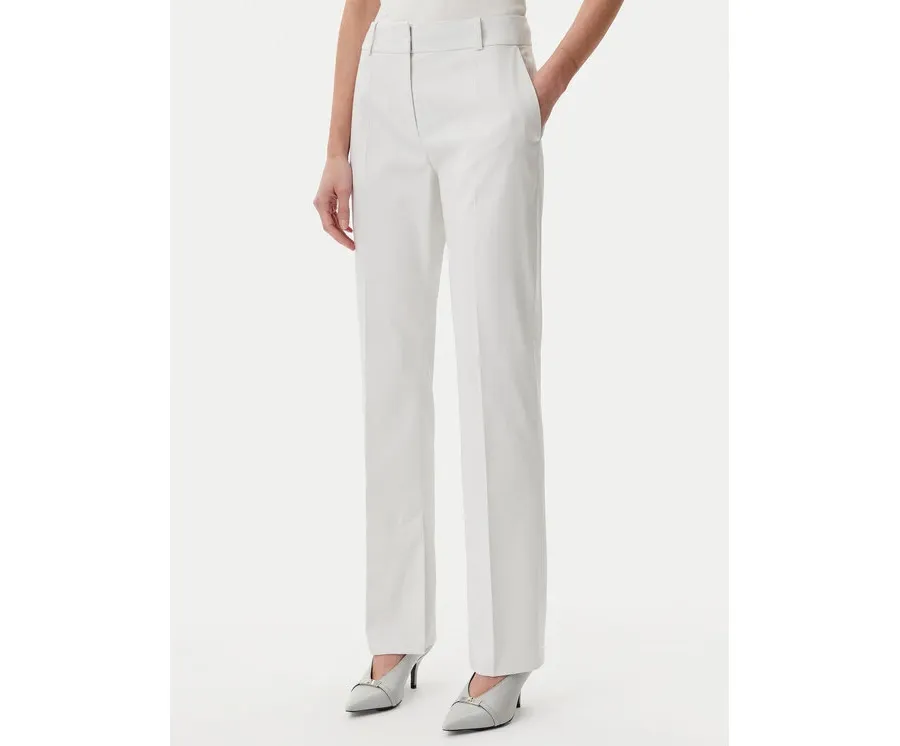 obrazek 1 HUGO Spodnie materiałowe Hambori 50537747 Biały Slim Fit