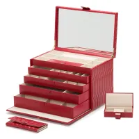 Picture Caroline Extra Large Red box for storing jewelry