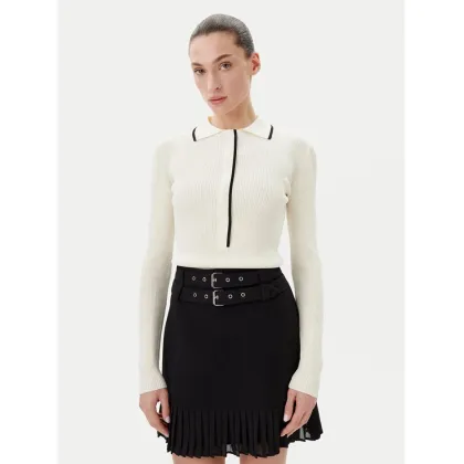 Zdjęcie Bruuns Bazaar Sweter Johania BBW3653 Biały Slim Fit