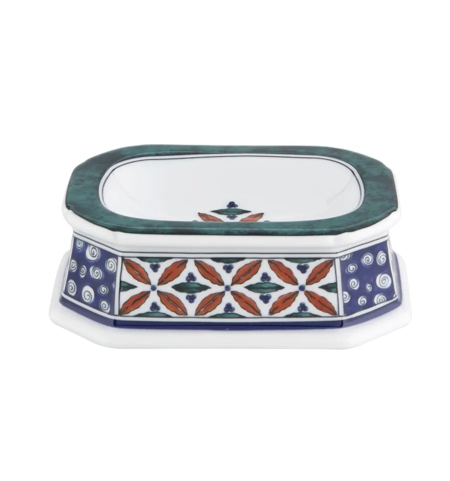 obrazek 1 Porcelanowa solniczka z kolekcji Niceia w geometryczne, roślinne wzory - Vista Alegre