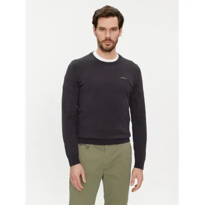 Zdjęcie Aeronautica Militare Sweter 241MA1488L506 Szary Slim Fit