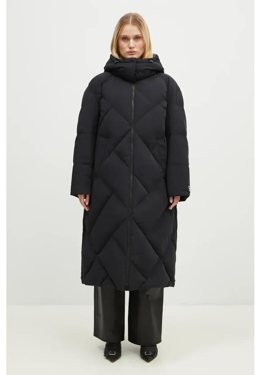 obrazek 1 Kenzo kurtka puchowa Long Down Jacket damska kolor czarny zimowa FE62OU1229NH.99