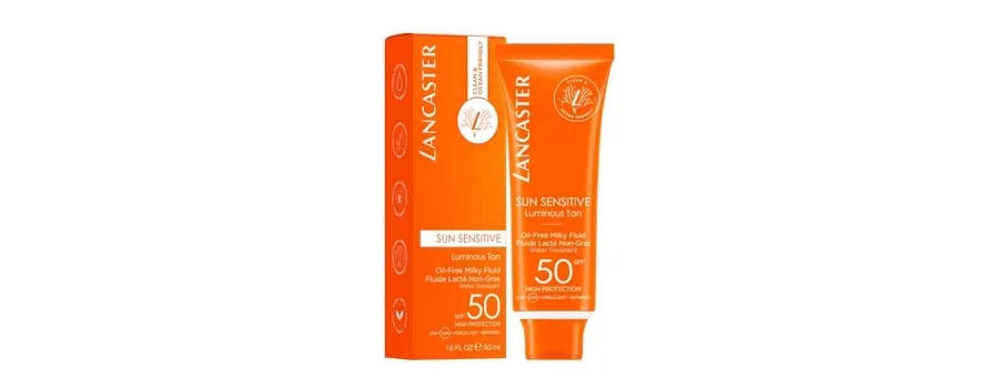 obrazek 1 Lancaster Clean Sun Sensitive Milky Fluid SPF 50 Mleczko do opalania 50 ml