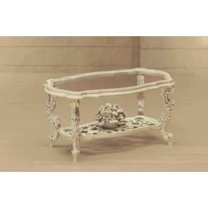 Zdjęcie Wyjątkowy zdobiony stół w stylu barokowym do salonu - Morello Gianpaolo