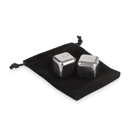 Zdjęcie Wielorazowe metalowe kostki do lodu do drinków – prezent na szczególną okazję