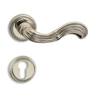 Picture Brass door handle from the Sveva series