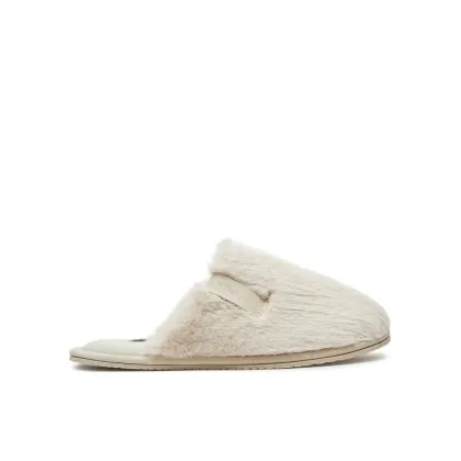 Zdjęcie Calvin Klein Jeans Kapcie Hotel Slipper Fur After Glow YW0YW01593 Écru